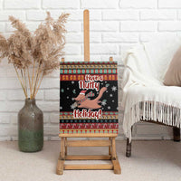 Have A Nutty Holiday Christmas Canvas Wall Art Xmas Holiday Patterns - Wonder Print Shop