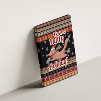 Have A Nutty Holiday Christmas Canvas Wall Art Xmas Holiday Patterns - Wonder Print Shop