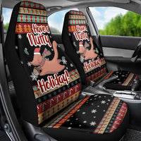 Have A Nutty Holiday Christmas Car Seat Cover Xmas Holiday Patterns - Wonder Print Shop