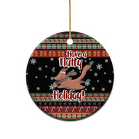 Have A Nutty Holiday Christmas Ceramic Ornament Xmas Holiday Patterns - Wonder Print Shop