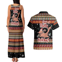 Have A Nutty Holiday Christmas Couples Matching Tank Maxi Dress and Hawaiian Shirt Xmas Holiday Patterns - Wonder Print Shop
