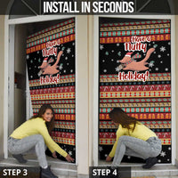 Have A Nutty Holiday Christmas Door Cover Xmas Holiday Patterns - Wonder Print Shop