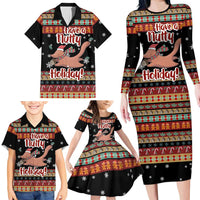 Have A Nutty Holiday Christmas Family Matching Long Sleeve Bodycon Dress and Hawaiian Shirt Xmas Holiday Patterns - Wonder Print Shop