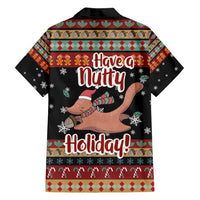 Have A Nutty Holiday Christmas Family Matching Long Sleeve Bodycon Dress and Hawaiian Shirt Xmas Holiday Patterns - Wonder Print Shop