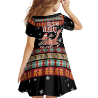Have A Nutty Holiday Christmas Family Matching Off The Shoulder Long Sleeve Dress and Hawaiian Shirt Xmas Holiday Patterns - Wonder Print Shop