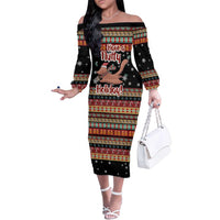 Have A Nutty Holiday Christmas Family Matching Off The Shoulder Long Sleeve Dress and Hawaiian Shirt Xmas Holiday Patterns - Wonder Print Shop