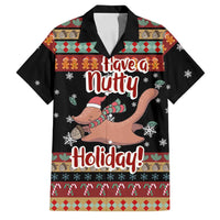 Have A Nutty Holiday Christmas Family Matching Off Shoulder Maxi Dress and Hawaiian Shirt Xmas Holiday Patterns - Wonder Print Shop