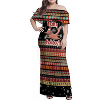 Have A Nutty Holiday Christmas Family Matching Off Shoulder Maxi Dress and Hawaiian Shirt Xmas Holiday Patterns - Wonder Print Shop