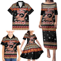 Have A Nutty Holiday Christmas Family Matching Puletasi and Hawaiian Shirt Xmas Holiday Patterns - Wonder Print Shop