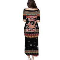 Have A Nutty Holiday Christmas Family Matching Puletasi and Hawaiian Shirt Xmas Holiday Patterns - Wonder Print Shop