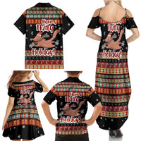 Have A Nutty Holiday Christmas Family Matching Summer Maxi Dress and Hawaiian Shirt Xmas Holiday Patterns - Wonder Print Shop
