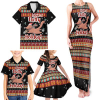 Have A Nutty Holiday Christmas Family Matching Tank Maxi Dress and Hawaiian Shirt Xmas Holiday Patterns - Wonder Print Shop