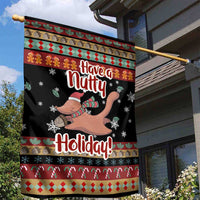 Have A Nutty Holiday Christmas Garden Flag Xmas Holiday Patterns - Wonder Print Shop