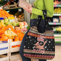 Have A Nutty Holiday Christmas Grocery Bag Xmas Holiday Patterns - Wonder Print Shop