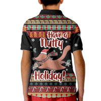 Have A Nutty Holiday Christmas Kid Polo Shirt Xmas Holiday Patterns - Wonder Print Shop