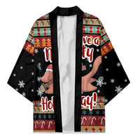 Have A Nutty Holiday Christmas Kimono Xmas Holiday Patterns - Wonder Print Shop