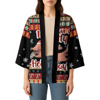 Have A Nutty Holiday Christmas Kimono Xmas Holiday Patterns - Wonder Print Shop