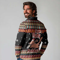 Have A Nutty Holiday Christmas Long Sleeve Polo Shirt Xmas Holiday Patterns - Wonder Print Shop