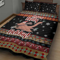 Have A Nutty Holiday Christmas Quilt Bed Set Xmas Holiday Patterns - Wonder Print Shop