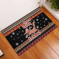 Have A Nutty Holiday Christmas Rubber Doormat Xmas Holiday Patterns - Wonder Print Shop
