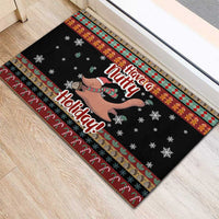 Have A Nutty Holiday Christmas Rubber Doormat Xmas Holiday Patterns - Wonder Print Shop