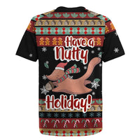 Have A Nutty Holiday Christmas Rugby Jersey Xmas Holiday Patterns - Wonder Print Shop