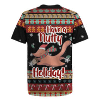 Have A Nutty Holiday Christmas Rugby Jersey Xmas Holiday Patterns - Wonder Print Shop