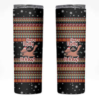 Have A Nutty Holiday Christmas Skinny Tumbler Xmas Holiday Patterns - Wonder Print Shop