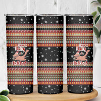 Have A Nutty Holiday Christmas Skinny Tumbler Xmas Holiday Patterns - Wonder Print Shop