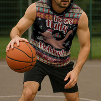 Have A Nutty Holiday Christmas Sleeveless Hoodie Xmas Holiday Patterns - Wonder Print Shop