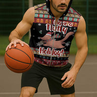 Have A Nutty Holiday Christmas Sleeveless Zip Hoodie Xmas Holiday Patterns - Wonder Print Shop