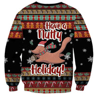 Have A Nutty Holiday Christmas Sweatshirt Xmas Holiday Patterns - Wonder Print Shop