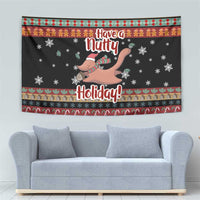 Have A Nutty Holiday Christmas Tapestry Xmas Holiday Patterns - Wonder Print Shop