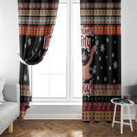 Have A Nutty Holiday Christmas Window Curtain Xmas Holiday Patterns - Wonder Print Shop