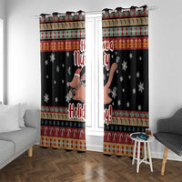Have A Nutty Holiday Christmas Window Curtain Xmas Holiday Patterns - Wonder Print Shop