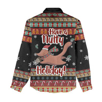 Have A Nutty Holiday Christmas Women Casual Shirt Xmas Holiday Patterns - Wonder Print Shop