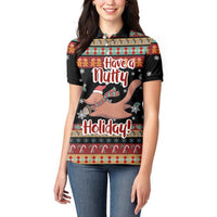 Have A Nutty Holiday Christmas Women Polo Shirt Xmas Holiday Patterns - Wonder Print Shop