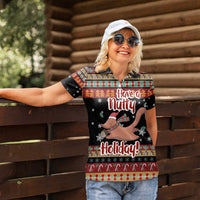 Have A Nutty Holiday Christmas Women Polo Shirt Xmas Holiday Patterns - Wonder Print Shop