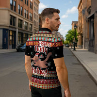 Have A Nutty Holiday Christmas Zipper Polo Shirt Xmas Holiday Patterns - Wonder Print Shop