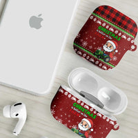 Tractor Santa Christmas AirPods Case Xmas Holiday Patterns - Wonder Print Shop