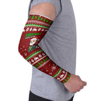 Tractor Santa Christmas Arm Sleeves Xmas Holiday Patterns - Wonder Print Shop