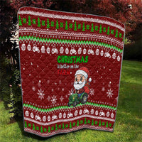 Tractor Santa Christmas Quilt Xmas Holiday Patterns - Wonder Print Shop
