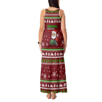 Tractor Santa Christmas Tank Maxi Dress Xmas Holiday Patterns - Wonder Print Shop