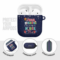 Nurse Life Jesus Christmas AirPods Case Xmas Holiday Patterns - Wonder Print Shop