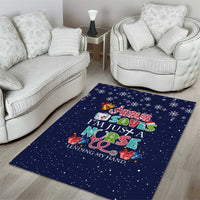 Nurse Life Jesus Christmas Area Rug Xmas Holiday Patterns - Wonder Print Shop