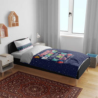 Nurse Life Jesus Christmas Bedding Set Xmas Holiday Patterns - Wonder Print Shop