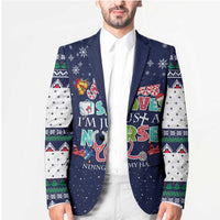 Nurse Life Jesus Christmas Blazer Xmas Holiday Patterns - Wonder Print Shop