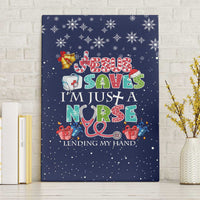 Nurse Life Jesus Christmas Canvas Wall Art Xmas Holiday Patterns - Wonder Print Shop