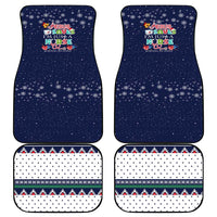 Nurse Life Jesus Christmas Car Mats Xmas Holiday Patterns - Wonder Print Shop