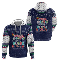 Nurse Life Jesus Christmas Hoodie Xmas Holiday Patterns - Wonder Print Shop